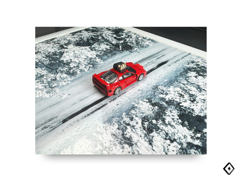 Road to Japan 2020 . F40 Snow Resort . 40x30 – Image 2