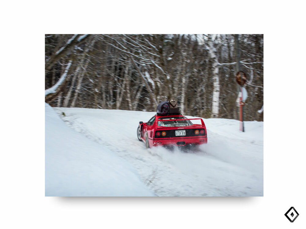 Road to Nagano x F40 Snow Resort . 40x30 – Image 4