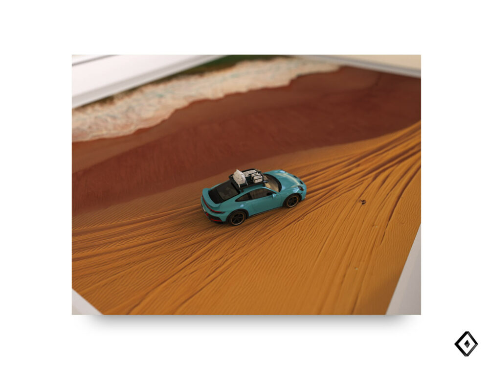 Road to Safari . 911 Dakar édition . 50x40 – Image 2